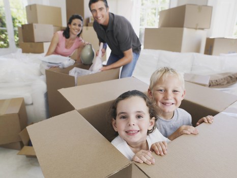Family relocating with professional house removals in Italy