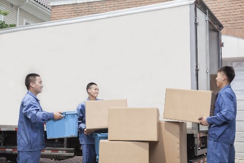 Professional furniture removals in Italy with careful loading for city transport