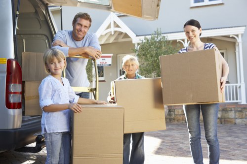 Office relocation logistics in Italy with packing, labeling, and transport preparation