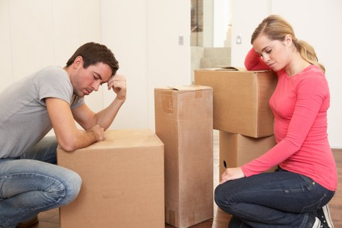 Careful packing and labeling for a domestic move in Italy
