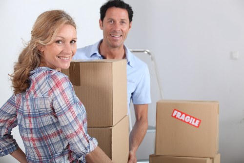 Local man and van moving service in an Italian city
