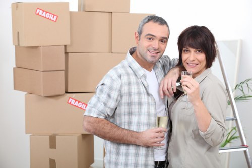 Packing and boxes support for removals and furniture protection